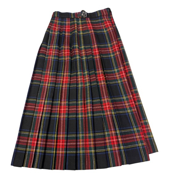 Moffat Woollens Dresses & Skirts - Moffat Woollens Plaid Wool Kilt Skirt Made in‎ Scotland Red Green Tartan USA 10